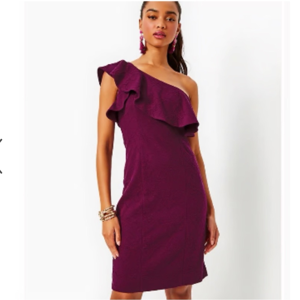Burgundy Lilly Pulitzer dress